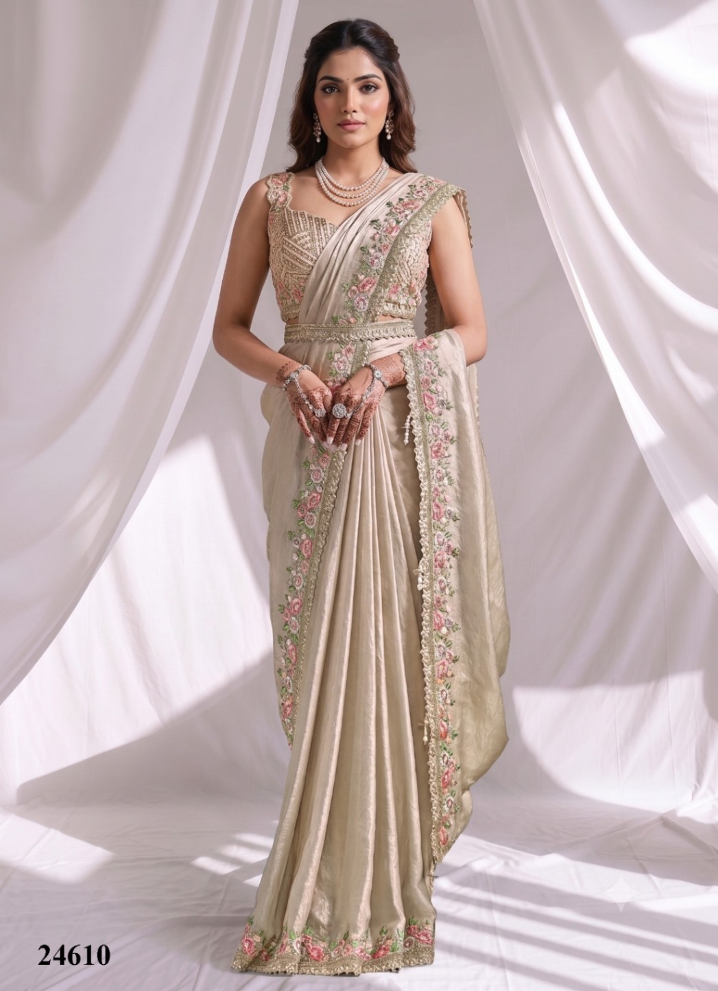 Mahotsav Party Wear Drape Saree