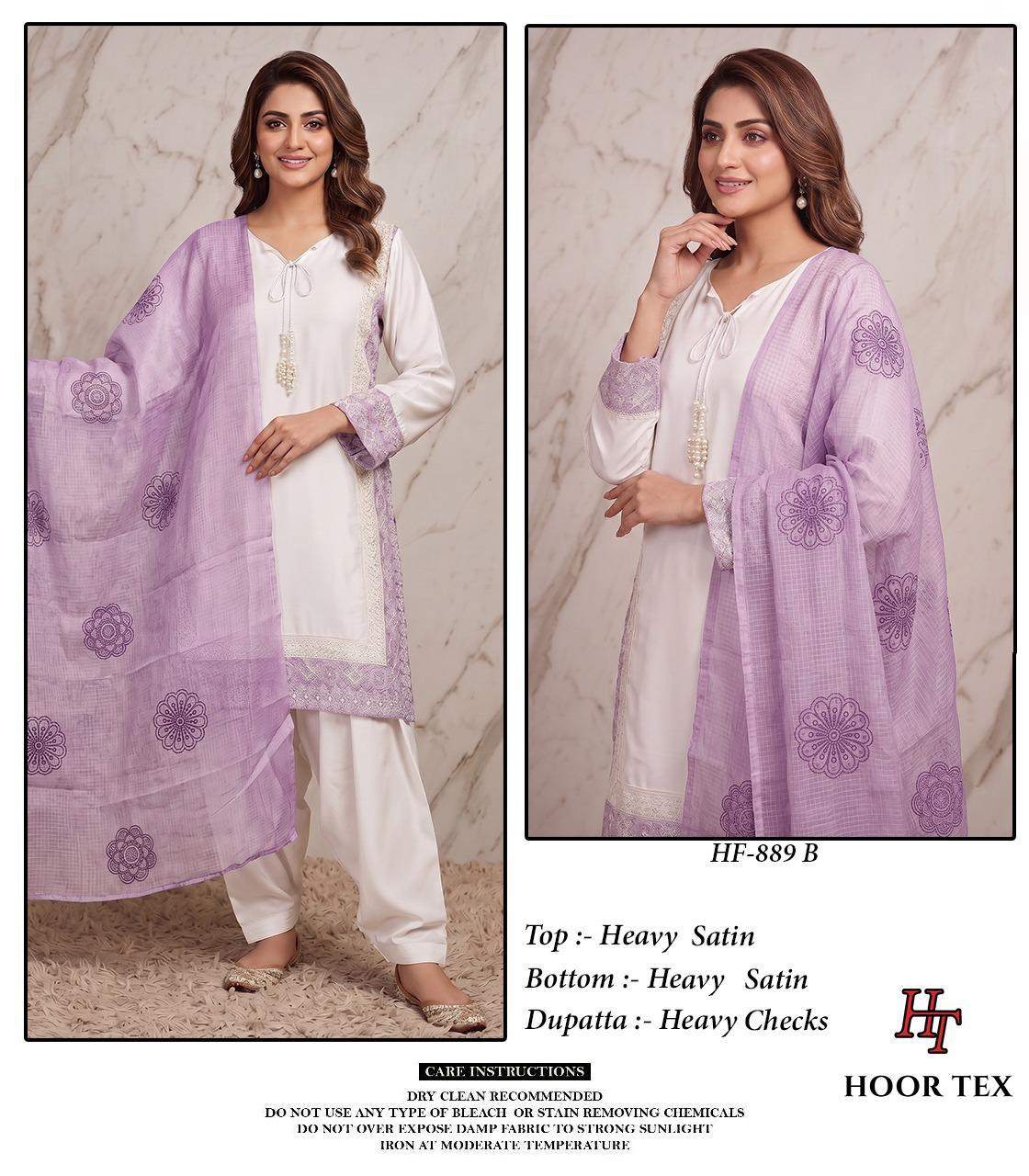 Pakistani Satin Suit Set