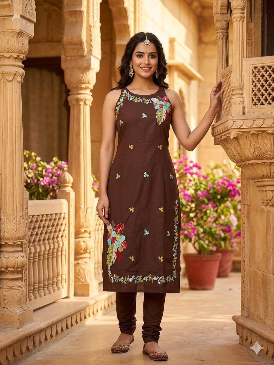 Dhabu Cotton Spaghetti Set