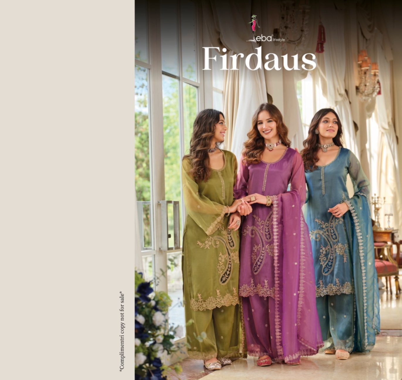 Firdaus Shimmer Beads Work Set
