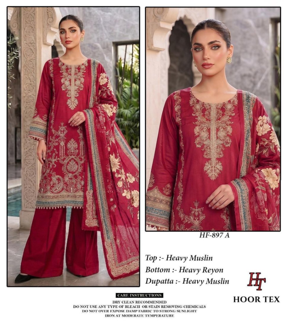 Heavy Muslin Pakistani Suit