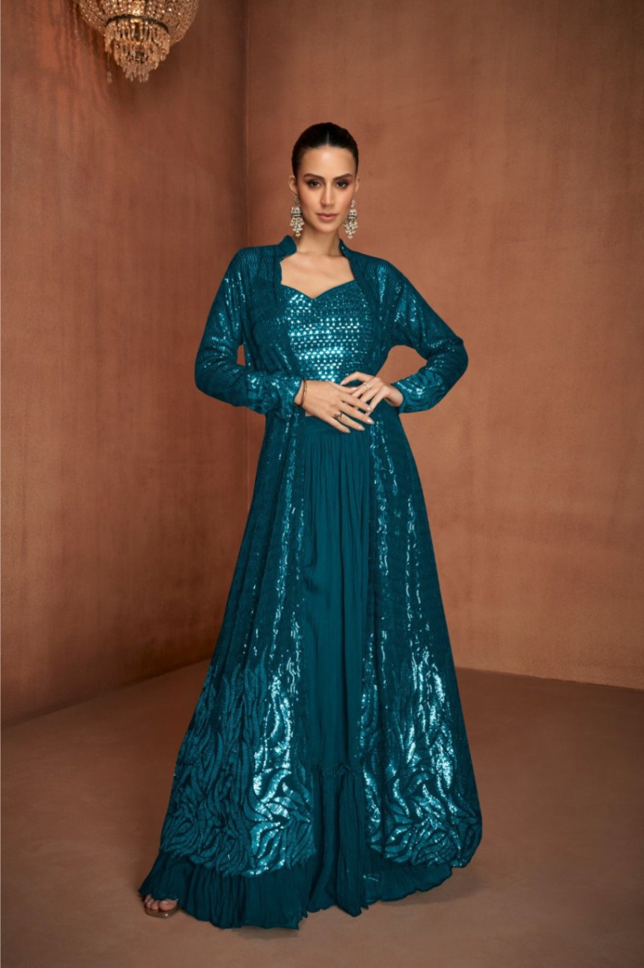  Georgette Vivah Palazzo Set