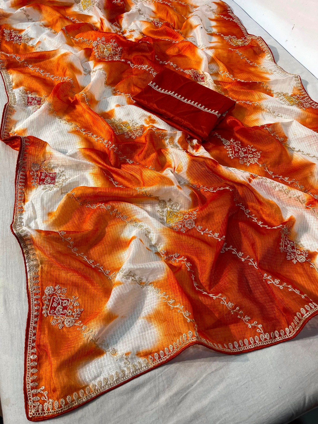 Kota Doriya Pitta Work Saree