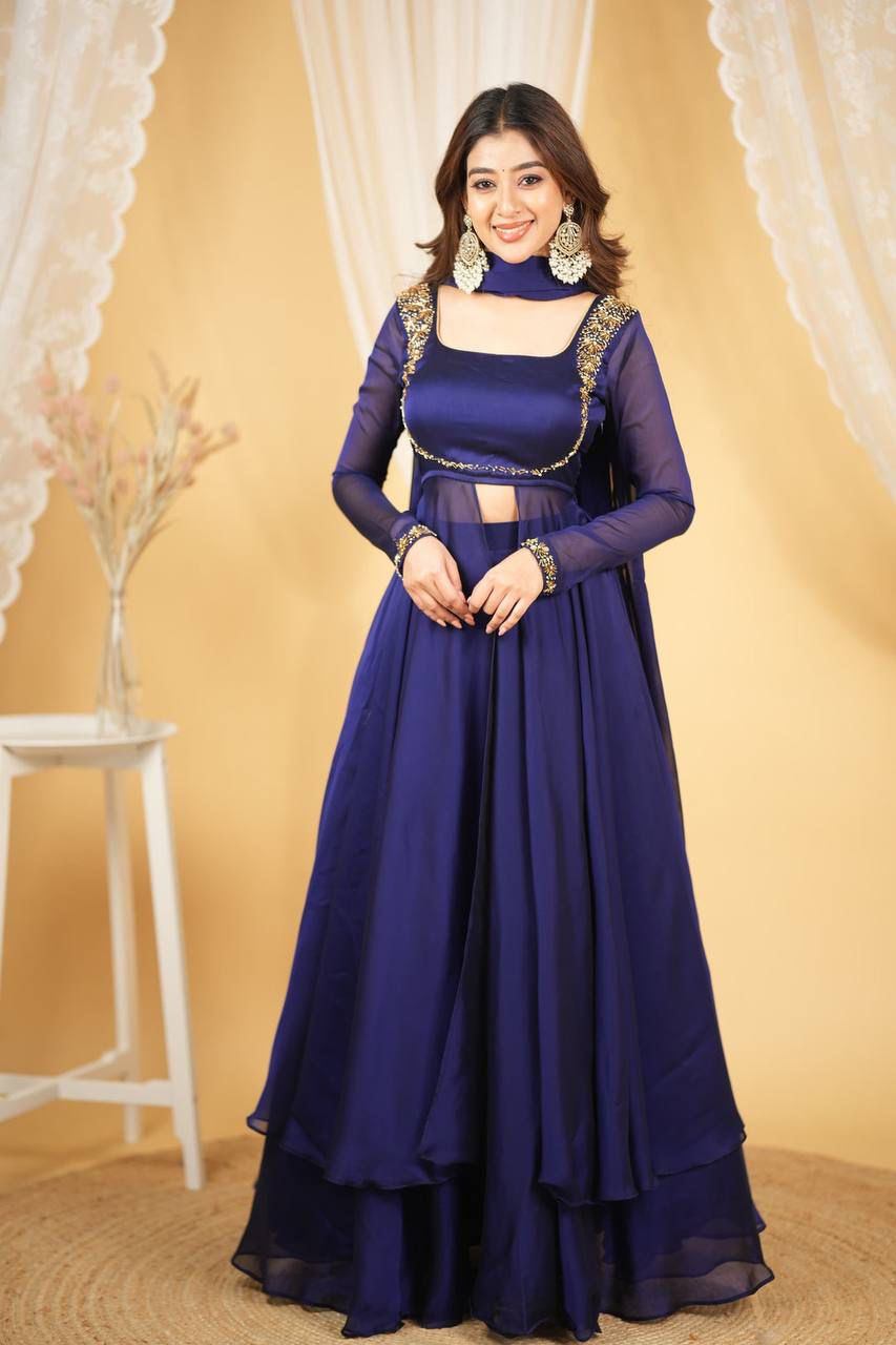 Rangoli Silk Lehenga Set